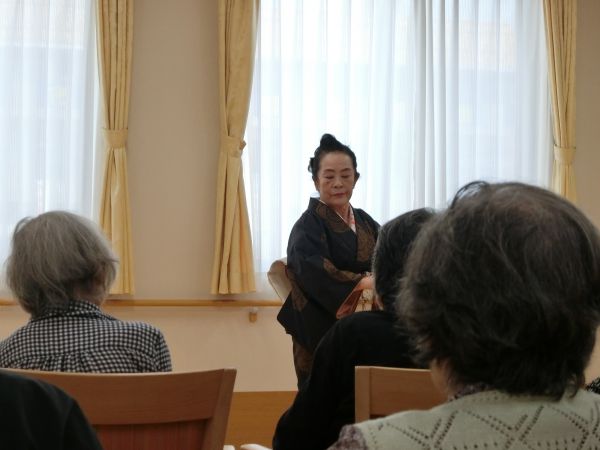 人生勝負を舞われる森田様 人生勝負を舞われる森田様