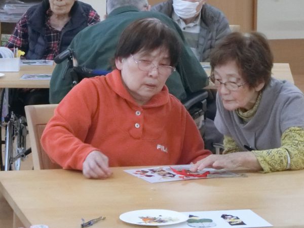 仲間と相談しながら悪戦・・ 仲間と相談しながら悪戦・・