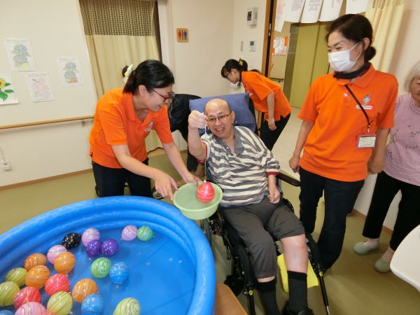 ヨーヨー釣りもやりました