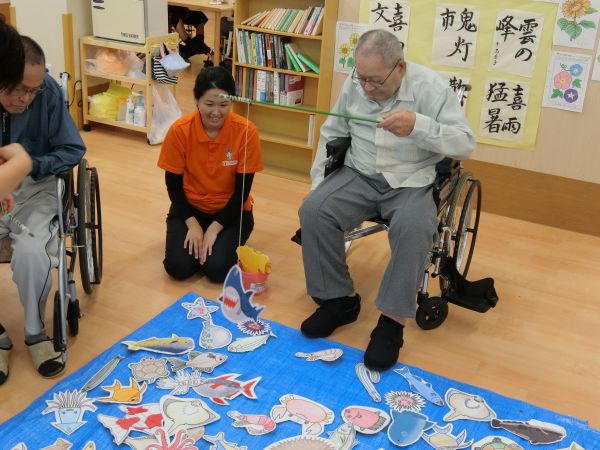 釣れた、釣れた・・・景品は何かな？