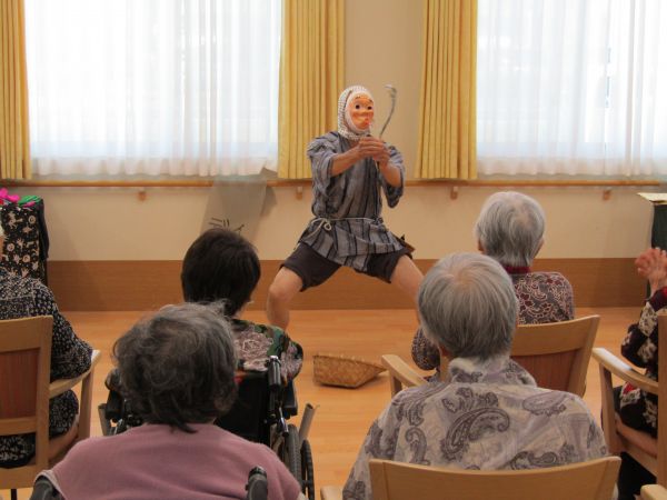 ついにどじょうが登場し四苦八苦の名演技